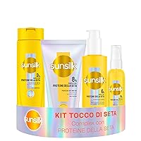 Sunsilk Kit Tocco di Seta Shampoo 250ml, Balsamo 180ml