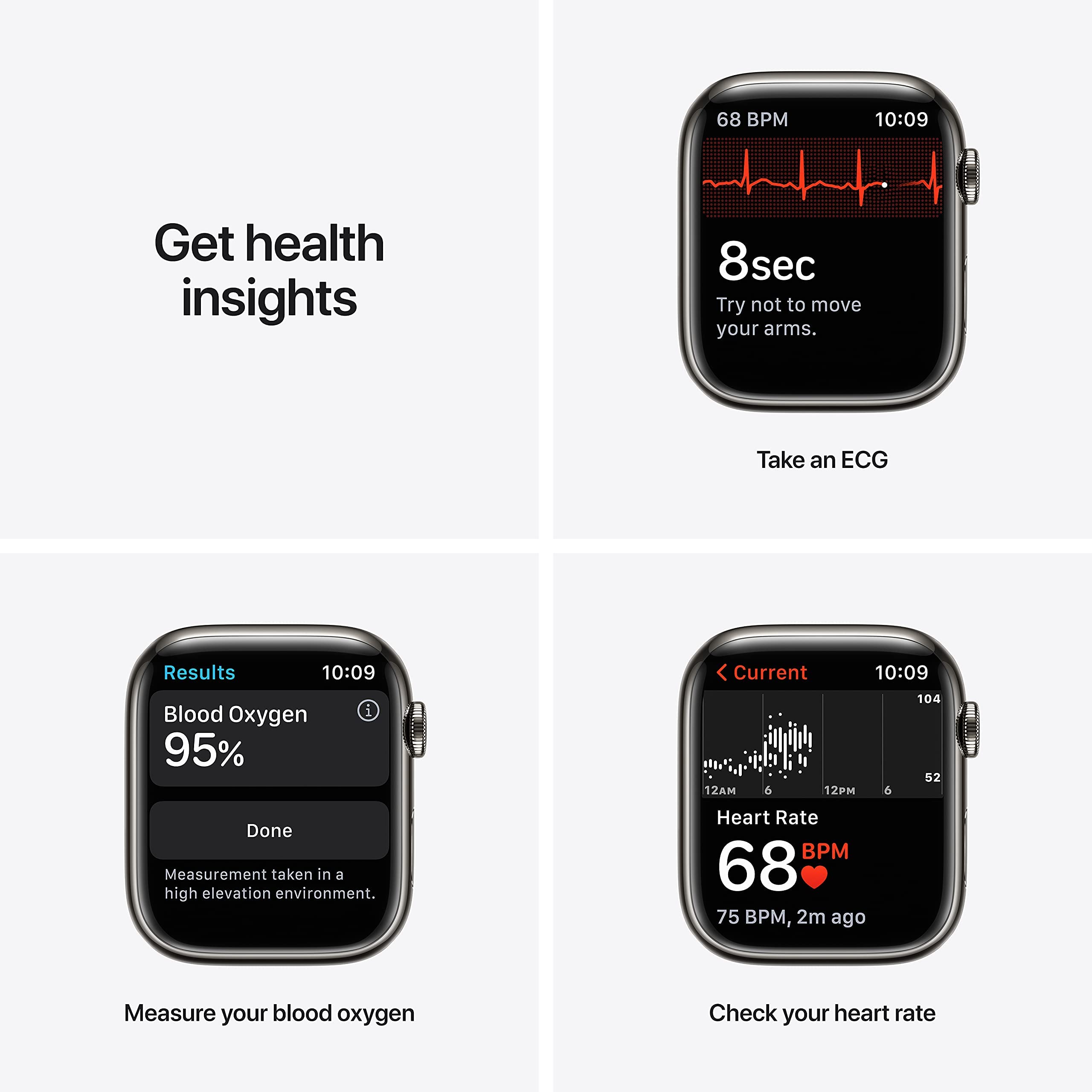 Amazon.com: Apple Watch Series 7 GPS + Cellular, 45mm Graphite 