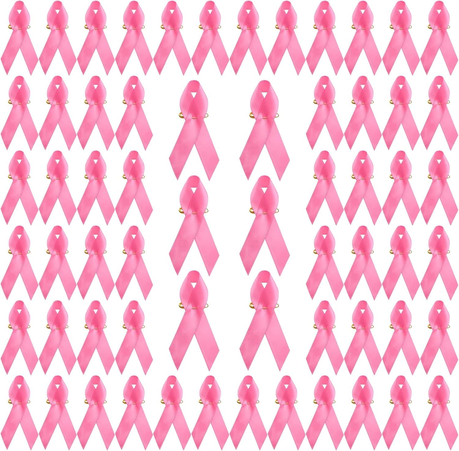 Broches ruban rose avec épingle à nourrice pour action caritative et donateur x300