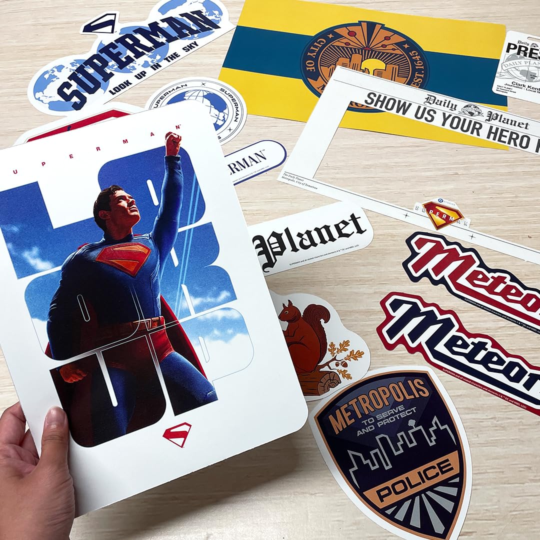 Star Cutouts RD013 Superman Poster, Signs & Room Decoration Pack Activity Pack Height 40cm