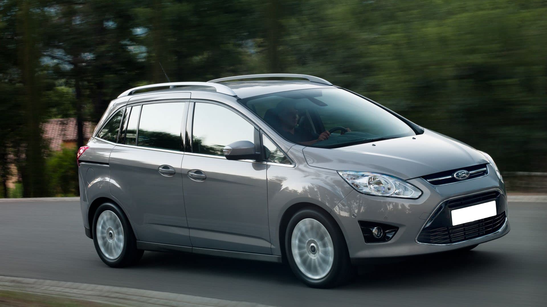Tapis Ford C-Max II 11.2010>2013 (pré-restyling) Fixation Ovale, antidérapante, Talon en Caoutchouc renforcé, Noir