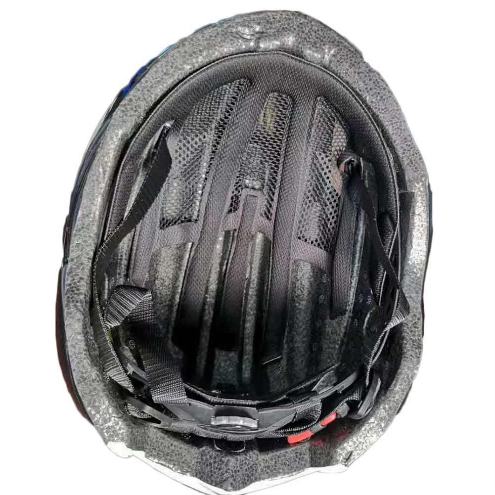 Lekki kask jeździecki, dla mężczyzn Kobiety Regulowany Ultralki Stabilne Kaski na rowerze górskie i drogowe, do jazdy na jazda na rowerze jazdy na łyżwach,Black