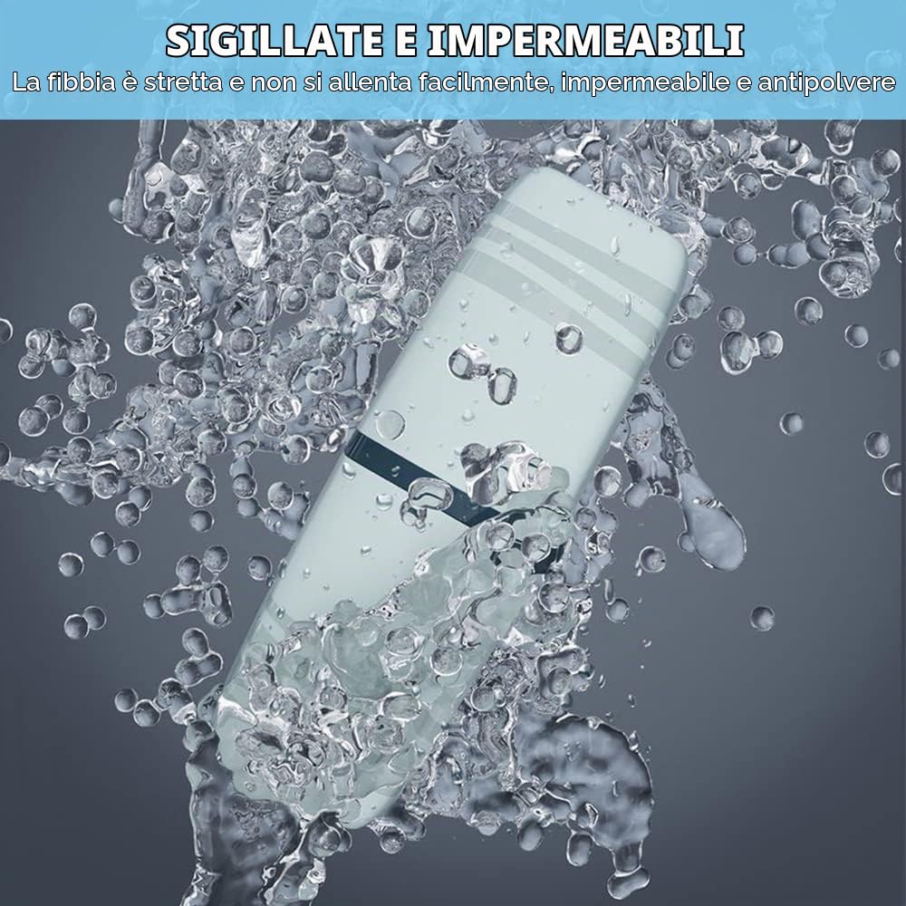 Jadin Porta Spazzolino da Viaggio, 2 pezzi Porta Spazzolini da Viaggio | portaspazzolini portatile per Campeggio, Viaggi, Scuola o Casa (grigio,verde)