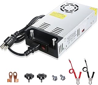 New Version DC 24V 25A 600W Switching Power Supply Adapter 110V AC to 24V DC Converter Power Supply Transformer for 24 Volt Winch Car Jack Monitor CCTV Security Camera Car Stereo and More 24V Device