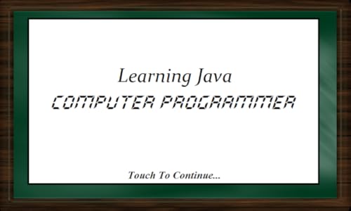 Computer Programmer - Learn JAVA Practice Flashcards