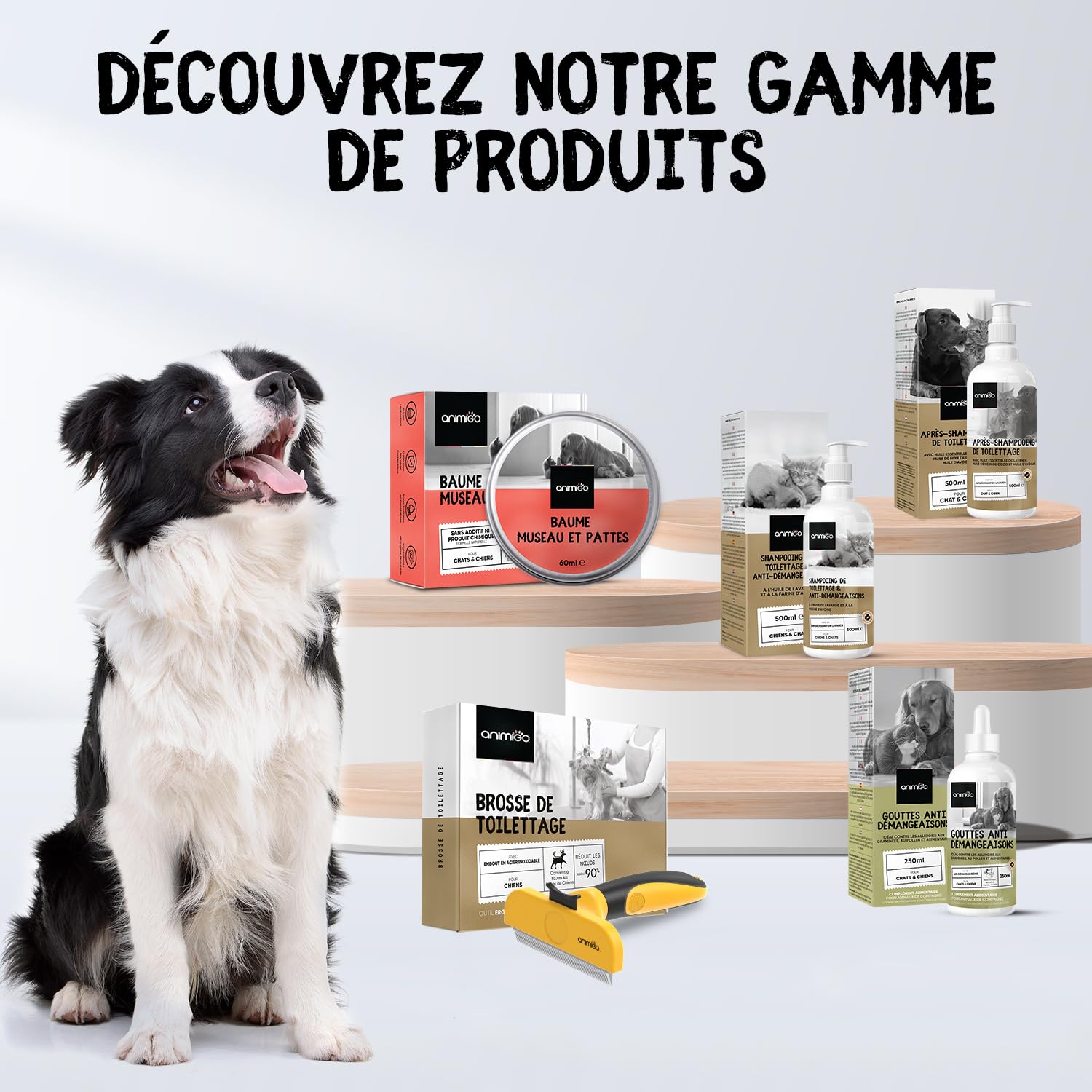 Shampooing Chien Anti Démangeaison 500 ML - Shampoing pour Chien & Chat Naturel - Aloe Vera, Huile De Lavande, Avoine - Shampoing Hydratant Peau, Élimine Les Mauvaises Odeurs, Nettoie & Apaise