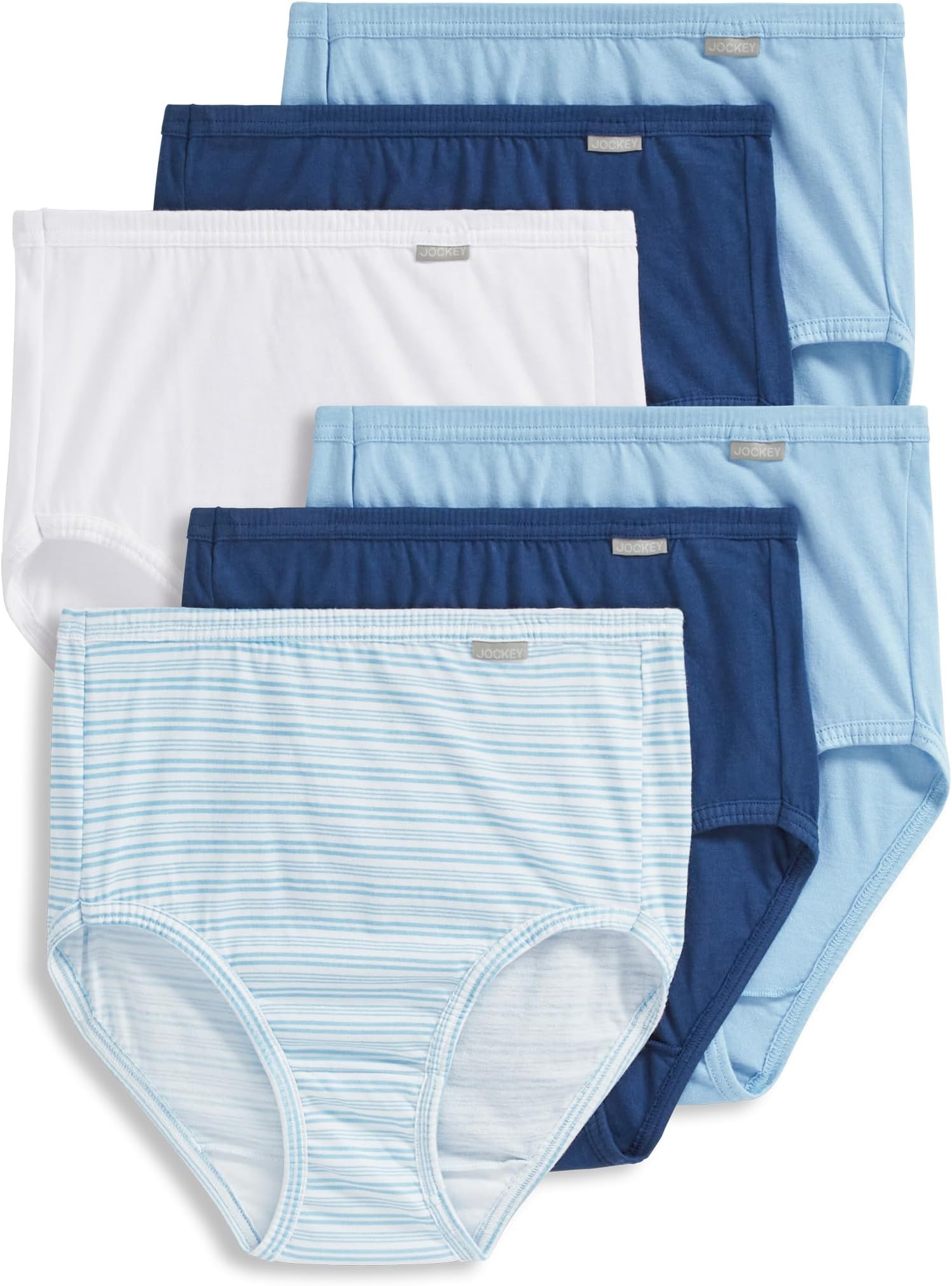 Jockey Women's Underwear Plus Size Elance Brief - 6 Pack