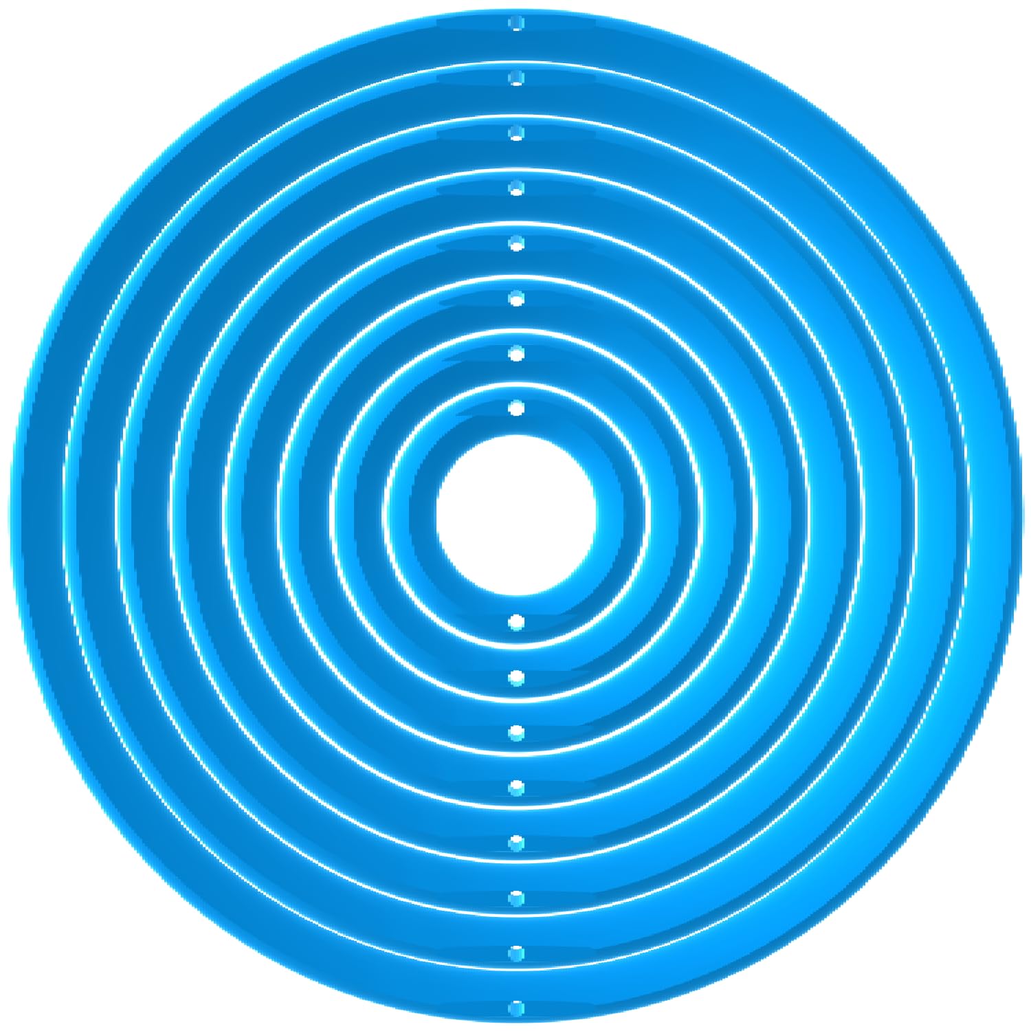 Print It Uk Dart Practice Rings – 8 Precision Training Rings with Ultimate Darts Improvement Kit, Includes 5 Bonus Games for Accuracy and Skill Development (Blue)