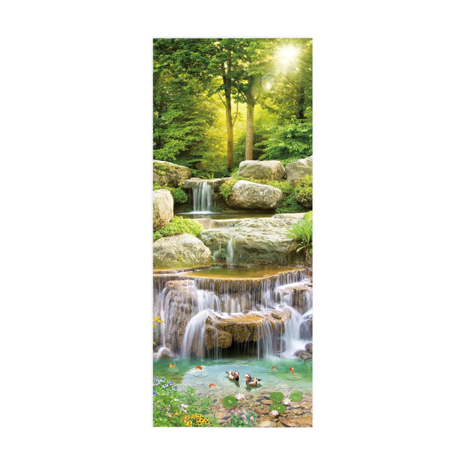 Adesivi Per Porte 3D Multi Stile Poster Autoadesivo In PVC Adesivo Per Copertura Porta Con Venature Del Legno Appartamento Porta Di Casa Frigo Art Mural Decor