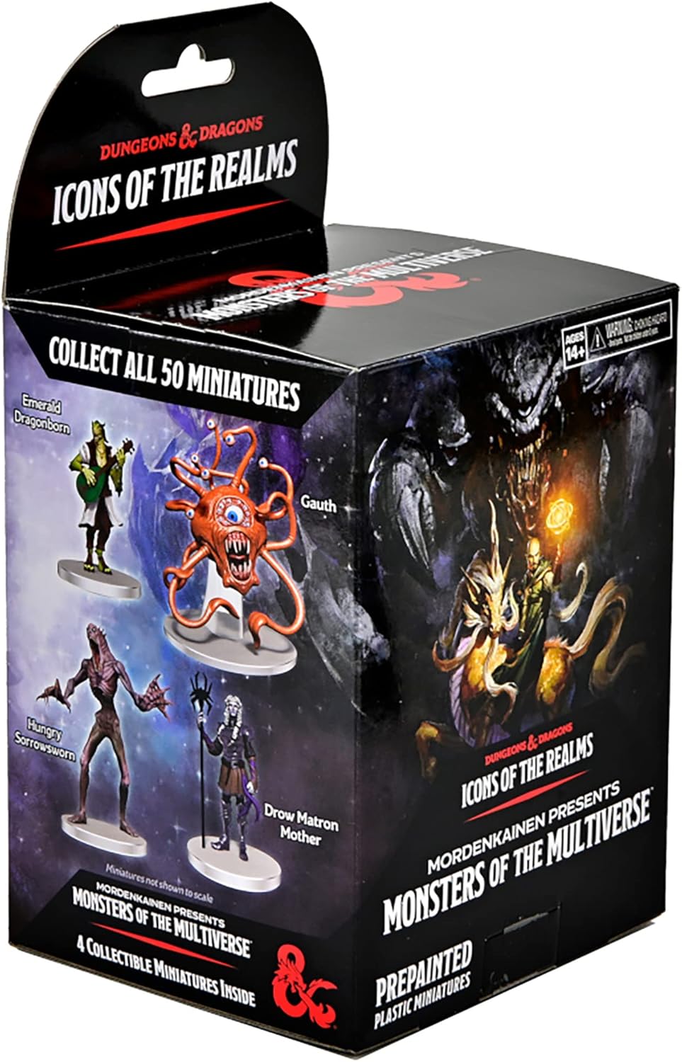 WizKids -Games D&D Icons of The Realms Miniatures: Booster Mordenkainen Presents Monsters of The Multiverse (Set 23) - Single Booster - 4 Pre-Painted Miniatures, Randomly Assorted