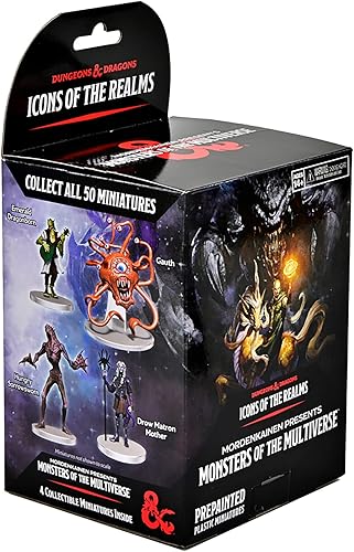 WizKids -Juegos D&D Icons of The Realms Miniatures: Booster Mordenkainen presenta Monsters of The Multiverse (Set 23) - Single Booster - 4
