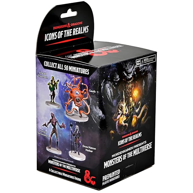 WizKids D&D Icons of The Realms Miniatures: Booster Mordenkainen Presenta Monstruos del multiverso (Set 23)