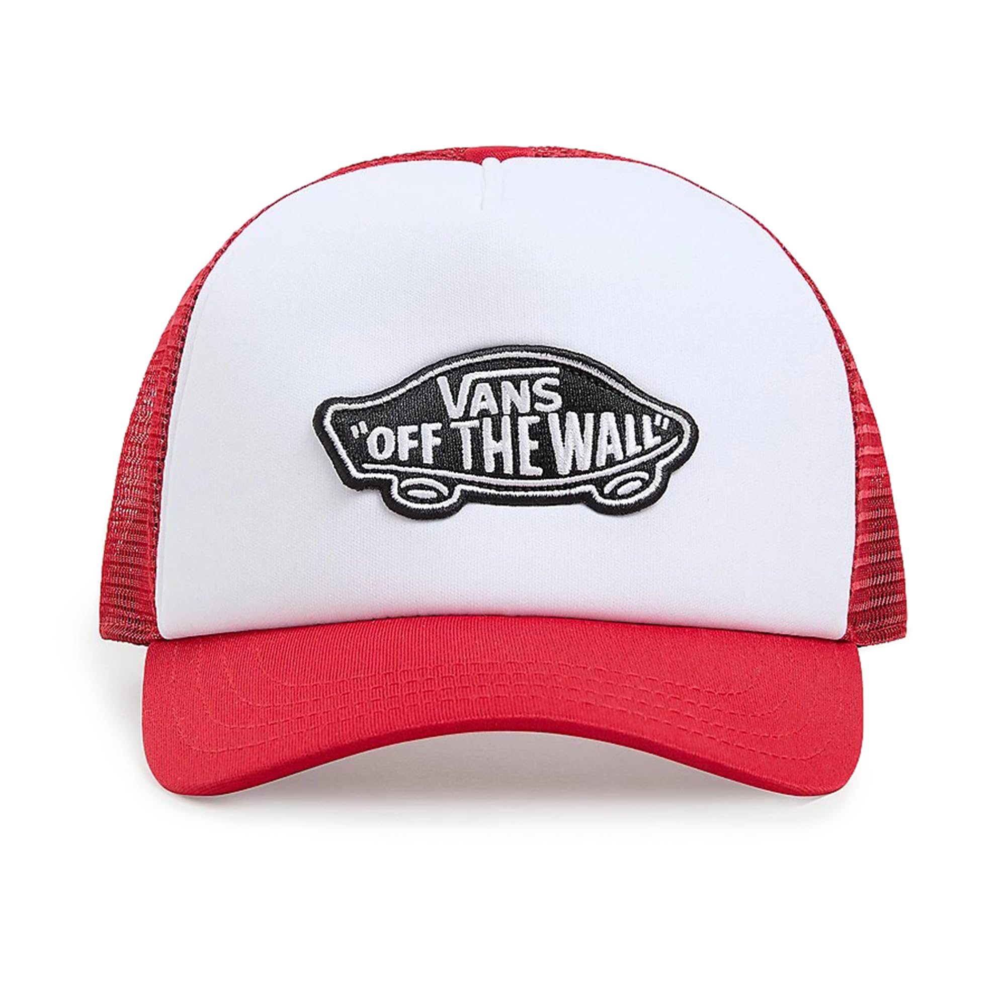 VansKids Classic Patch Curved Bill Trucker Cap Red/White VN000EY0IZQ1
