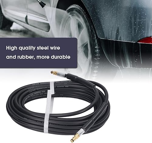 Miniatura 9 de Manguera de agua de alta presión de 49.2 ft de goma 5800psi 40Mpa reemplazo de manguera de lavado a presión para Karcher K2 K3 K4 K5 K6 K7 máquinas