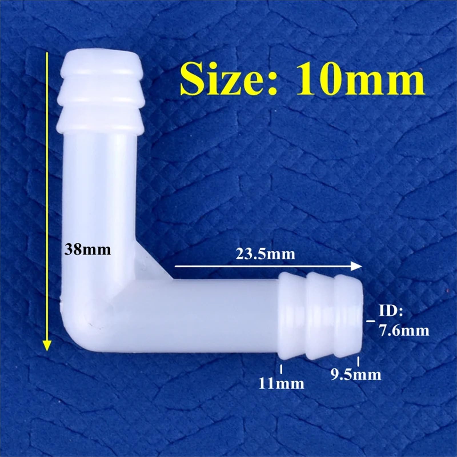 5~500 pz 8mm 10mm PE Connettore A Gomito Acquario Serbatoio Pompa di Aria Tubo Pagoda Comune Irrigazione Irrigazione Tubo di Acqua del Giardino(8-8mm,500 Pieces)