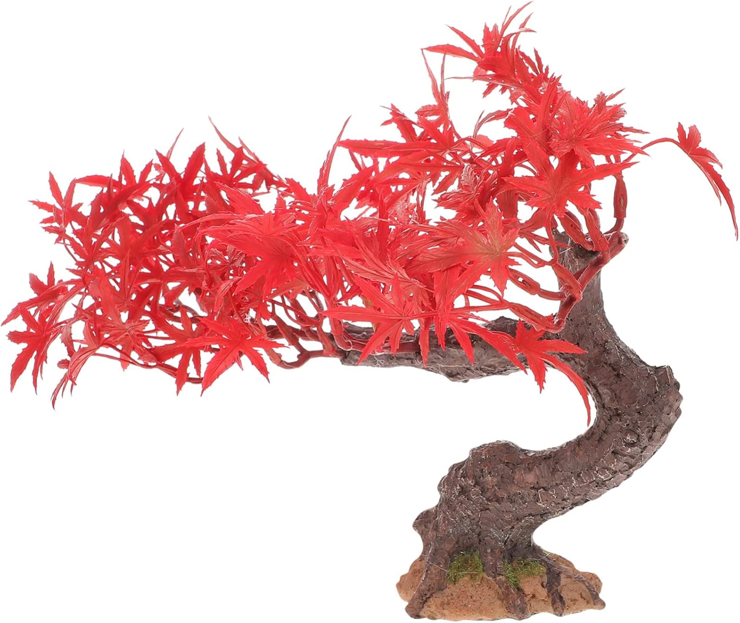 Artificial Mini Red Maple Tree Japanese Maple Tree Fake Realistic Home Decor Ornament