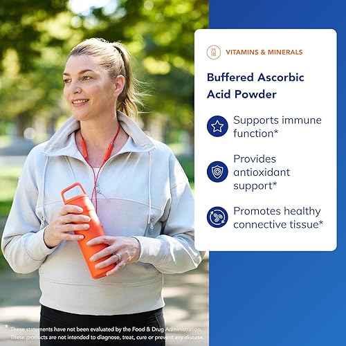 Miniatura 3 de Pure Encapsulations - Acido ascórbico amortiguado en polvo. Suplemento de Vitamina C hipoalergénica para personas sensibles. 227 gramos