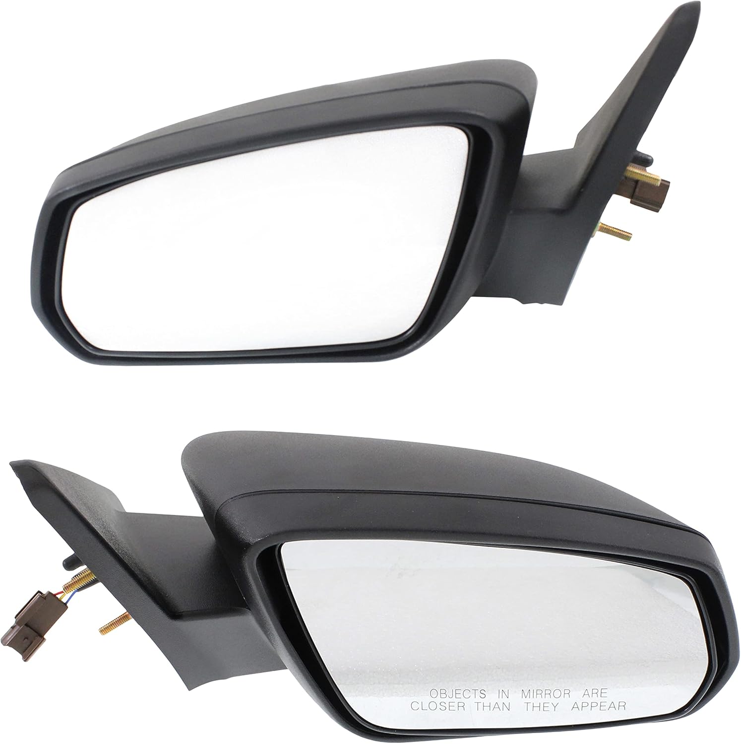 Garage-Pro Driver & Passenger Side Mirrors for Ford Mustang 2010, Power Side Mirror, Car Mirror Vanity with 2 Caps