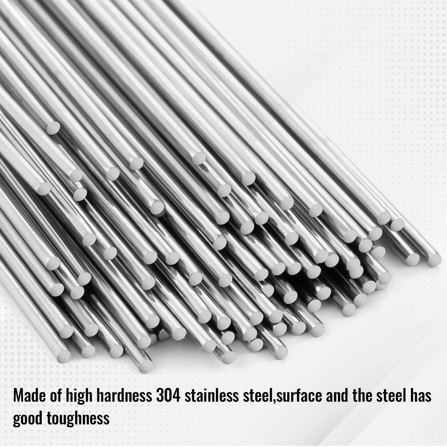50pcs 1.5mm x 300mm 304 Stainless Steel Round Rods - Image 4
