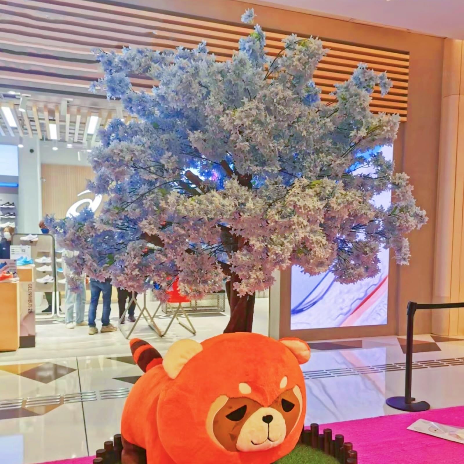 Artificial cherry blossom trees, trendy decorative wishing jacaranda suitable for shopping malls weddings living rooms residential use customizable(2M)