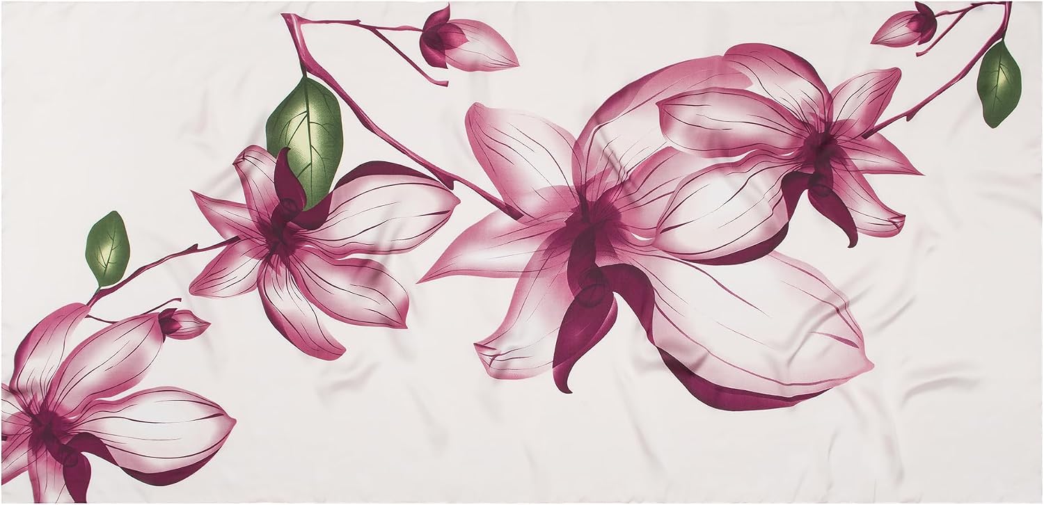 Women's Elegant Long Chiffon Shawl, Silk-Like Formal Wrap Scarf for Evening Gowns - Lightweight & Gift Packed image 3