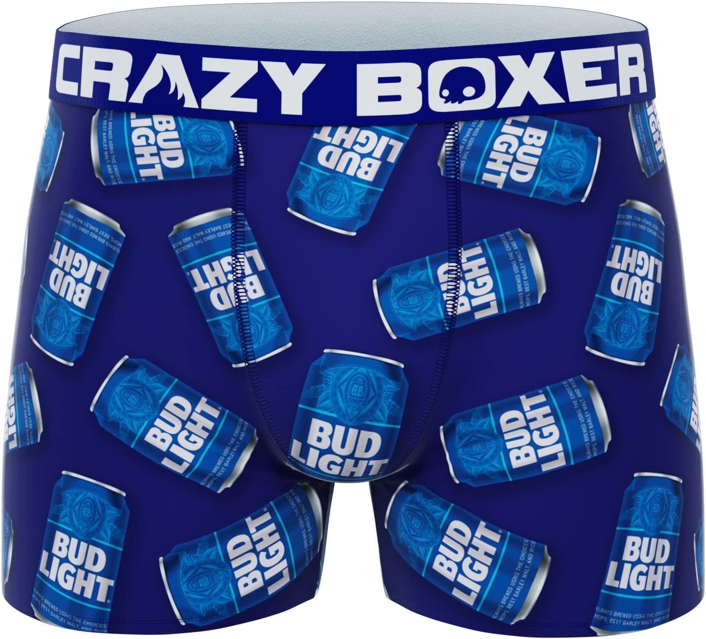 CRAZYBOXER Bud Light Cann Men's Boxer Briefs