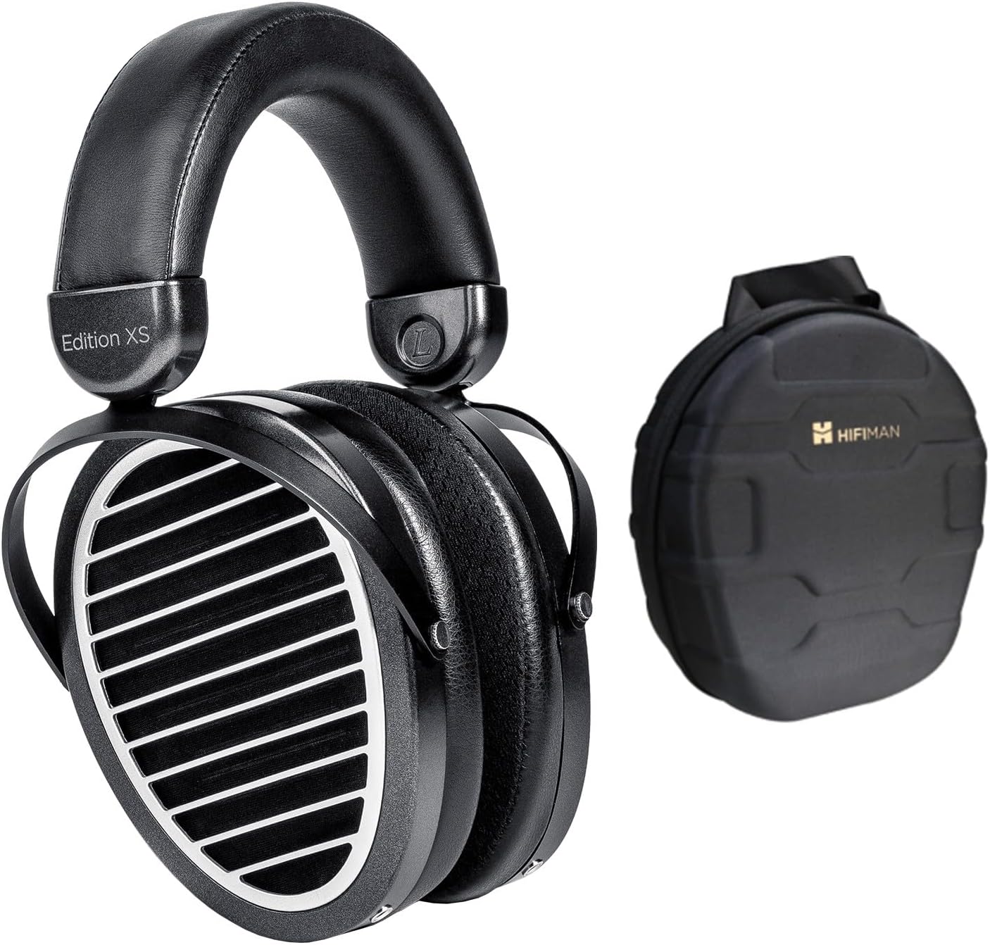 Edition XS Stealth Magnets Planar Magnetic Hi-Fi Headphones +Headphone Travel Case-Black