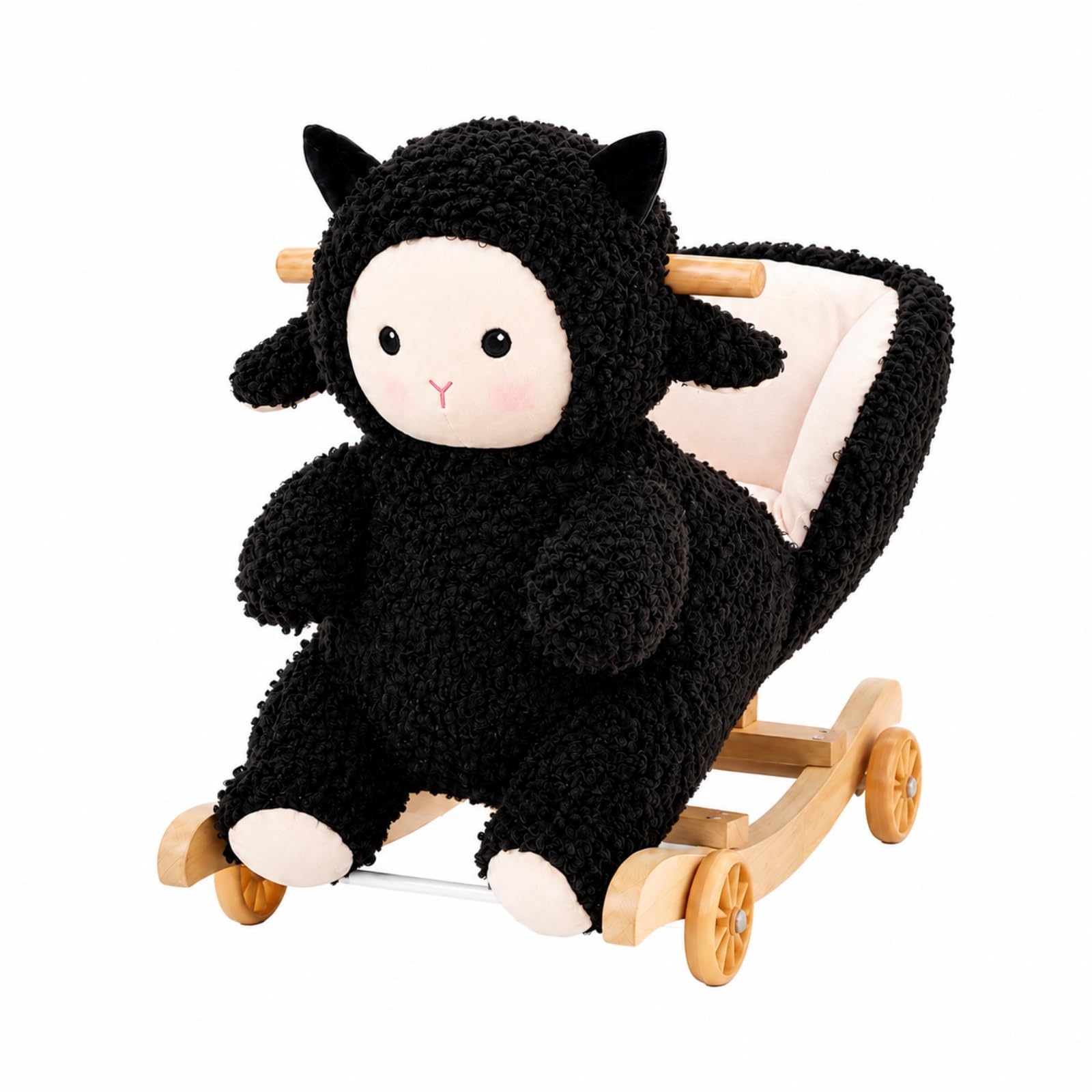 Gralara Pecora a in Peluche Imbottito a in Peluche Robusto Giocattolo Cavalcabile per Bambini Piccoli