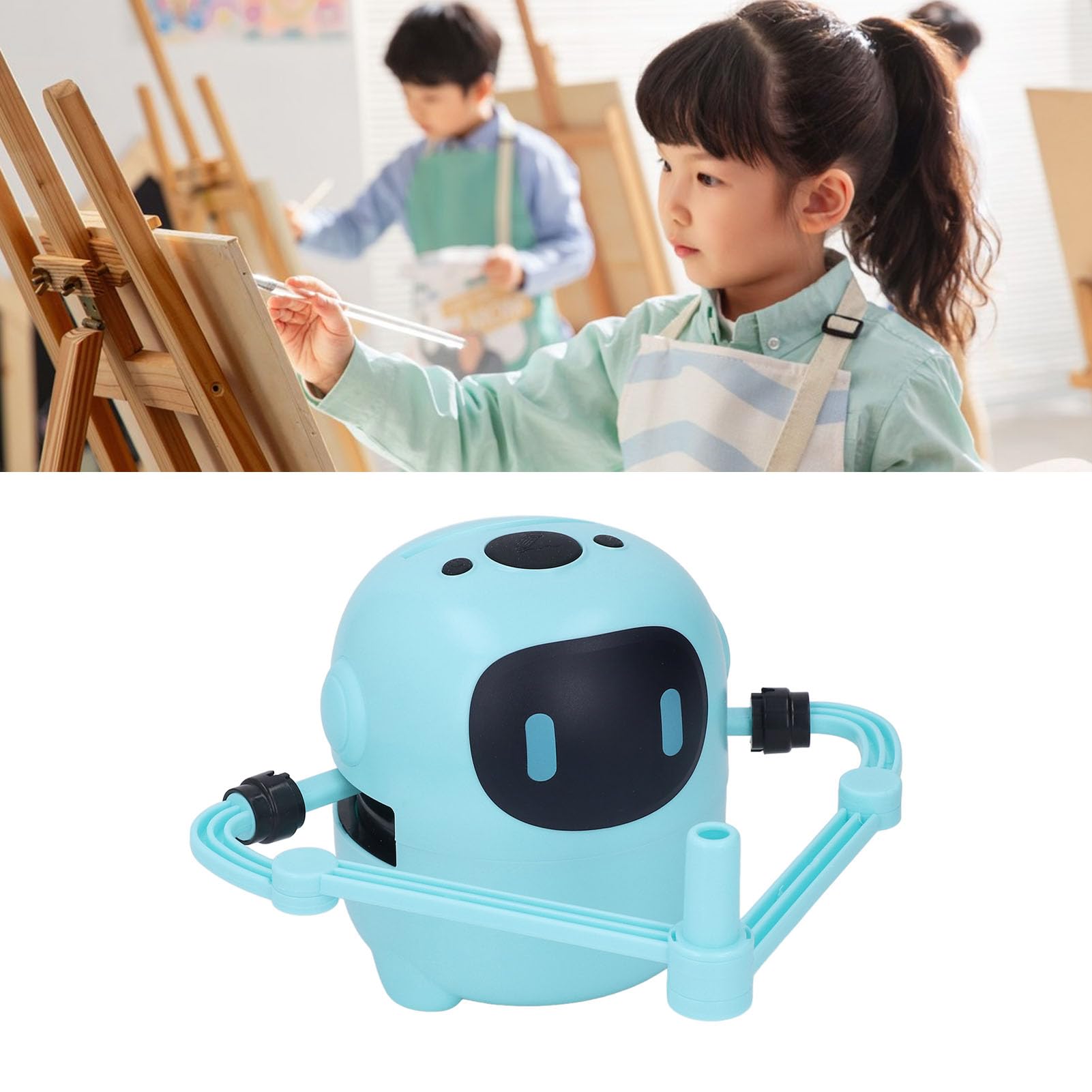 Wystarczy Wstaw 100 Kart Rysunkowych Automatyczne Malowanie Robota Edukacyjnego Zestaw Robota Zabawa z 14 Piórami, Rysując Robot dla Dzieci, Interaktywny Robot dla