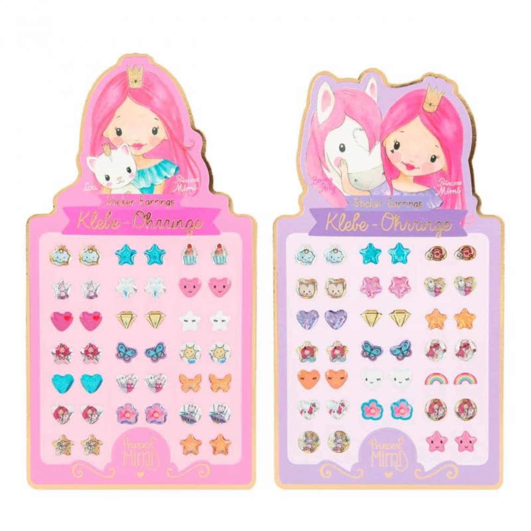 Depesche Princess Mimi - Orecchini adesivi per bambina