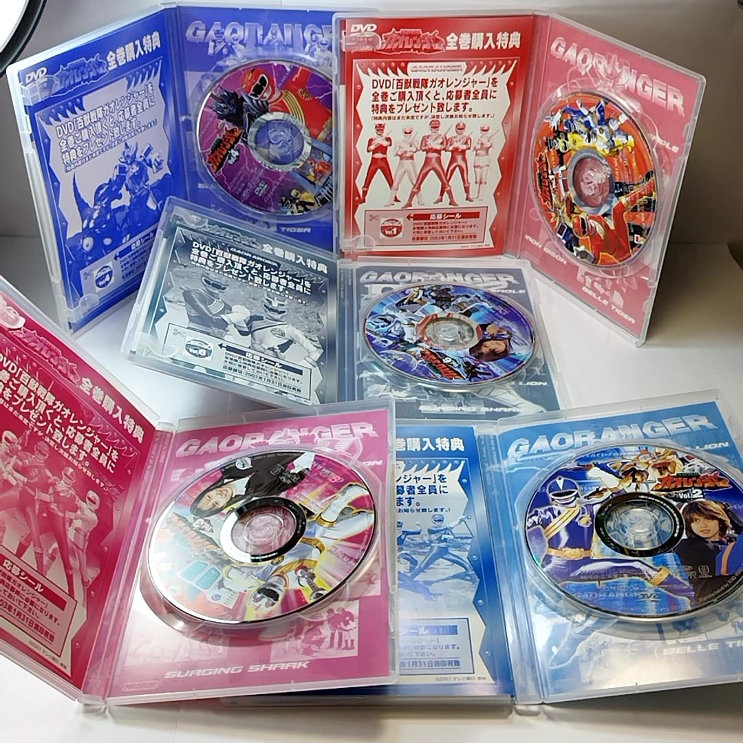 Amazon.co.jp: DVD 百獣戦隊 ガオレンジャー 1～12巻 全12巻 セット 