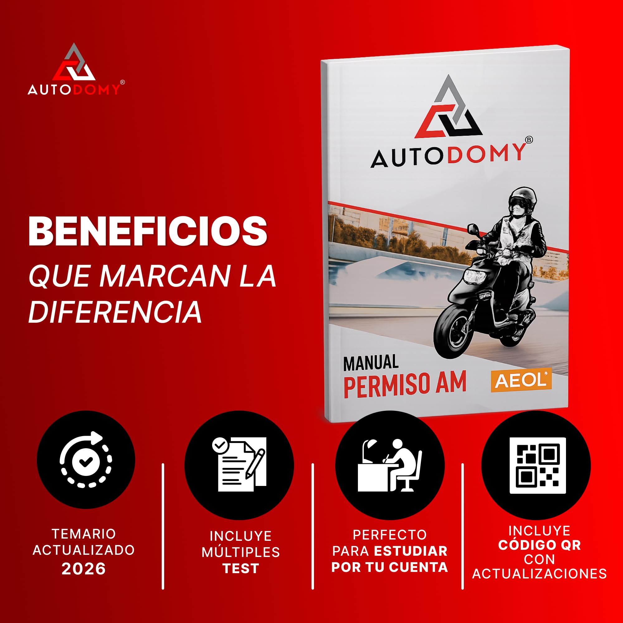 Autodomy AEOL Manual Permiso Am Ciclomotor. Actualizado 2026 — view 2
