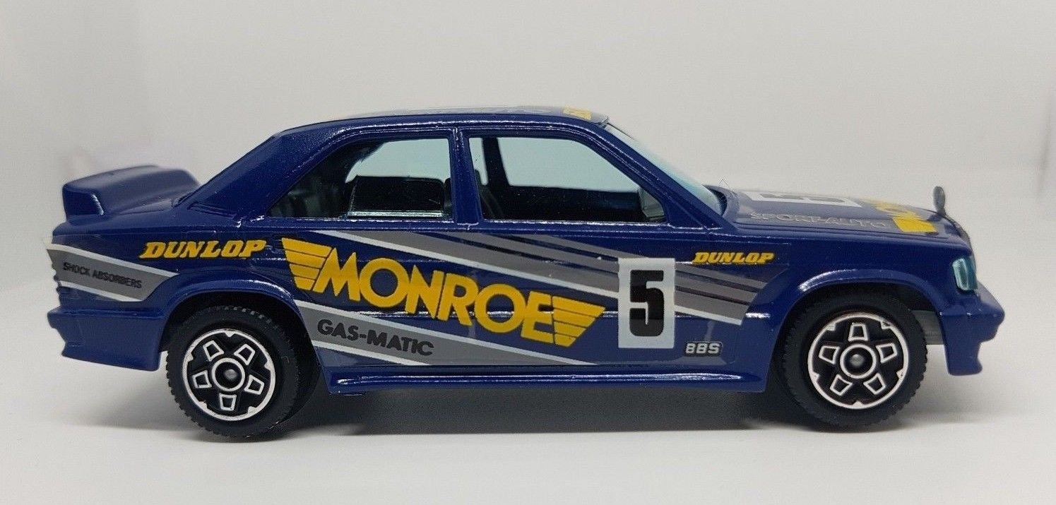 Bburago Mercedes-Benz 190 E Rally Modellino Auto Die-Cast 1:43 Made Italy 4102