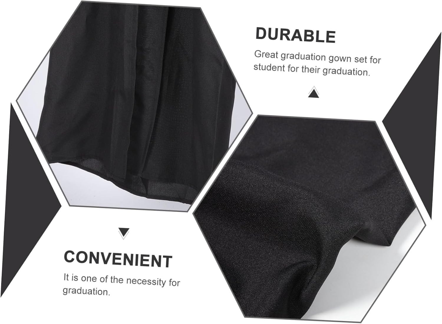 GALPADA Graduation Gown Cap Black Cap and Gown Men Hats Dress Graduation Coat Cap and Gown for Men Mens Costumes