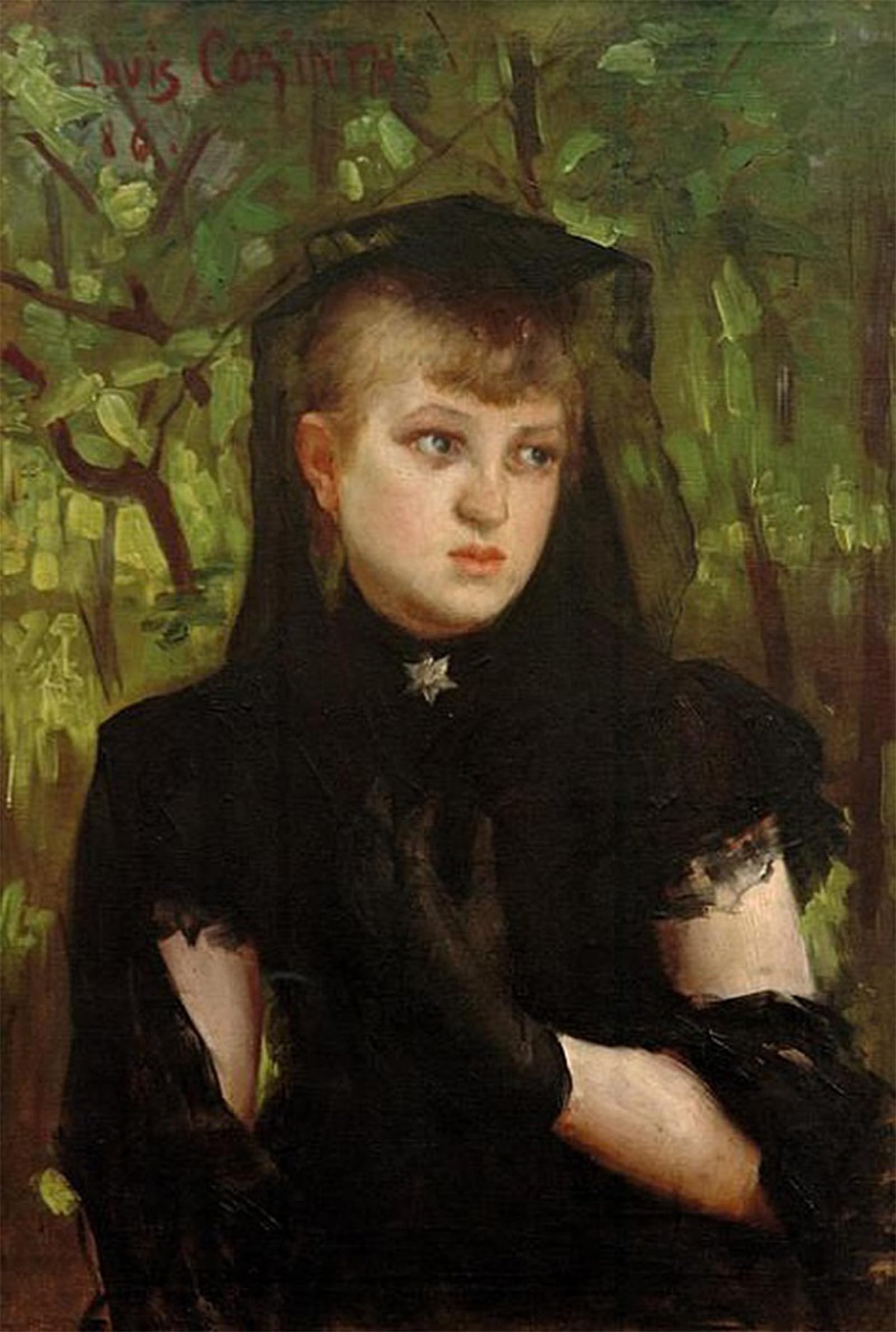 ARTXLXXBN Famous Painting Art Wall Decor Abstract Art Picture Portrait of Mrs Behn by Lovis Corinth Animal Pictures for Home Decor 60x90cm