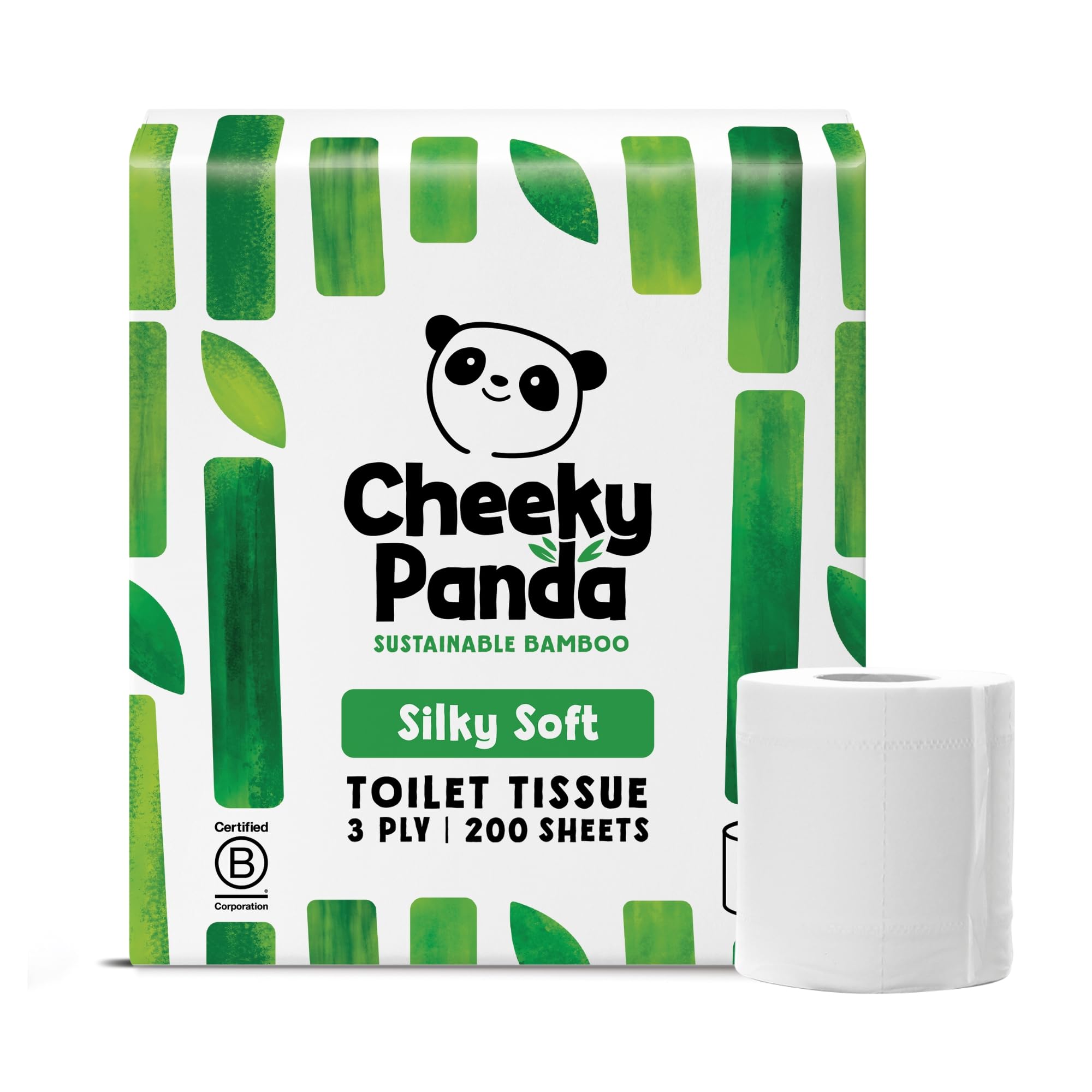 Bamboo Toilet Paper – 9 Rolls of Toilet Paper | Plastic Free Packaging and Sustainable Toilet Tissue | 100% Compostable