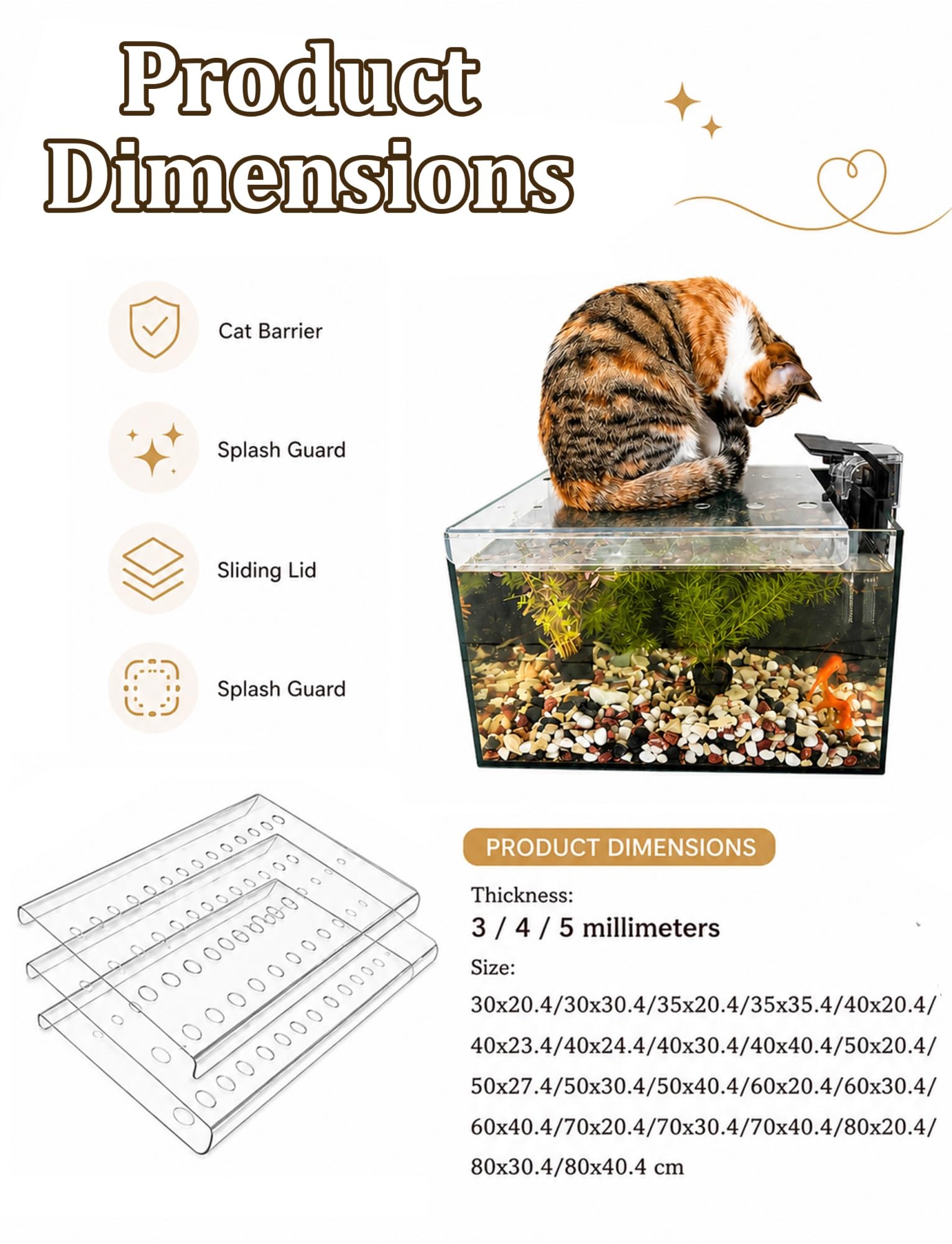Acrylic Aquarium Lid