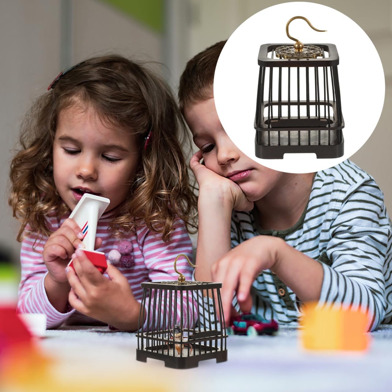 SUPVOX Mini Wooden Cage Habitat for Insects Durable Portable Box for Crickets Grasshoppers Eco-Friendly Design with Smooth Finish for Exploration