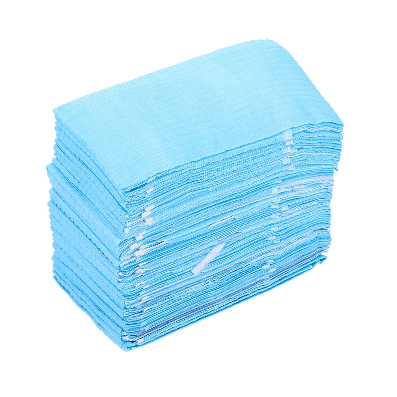 VALICLUD 60pcs Disposable Dental Bibs for Adults Lightweight Patient Protective Bibs for Dentist Use with Ply Material to Prevent Stains and Ensure Practical Safe Dental Treatment Supplies