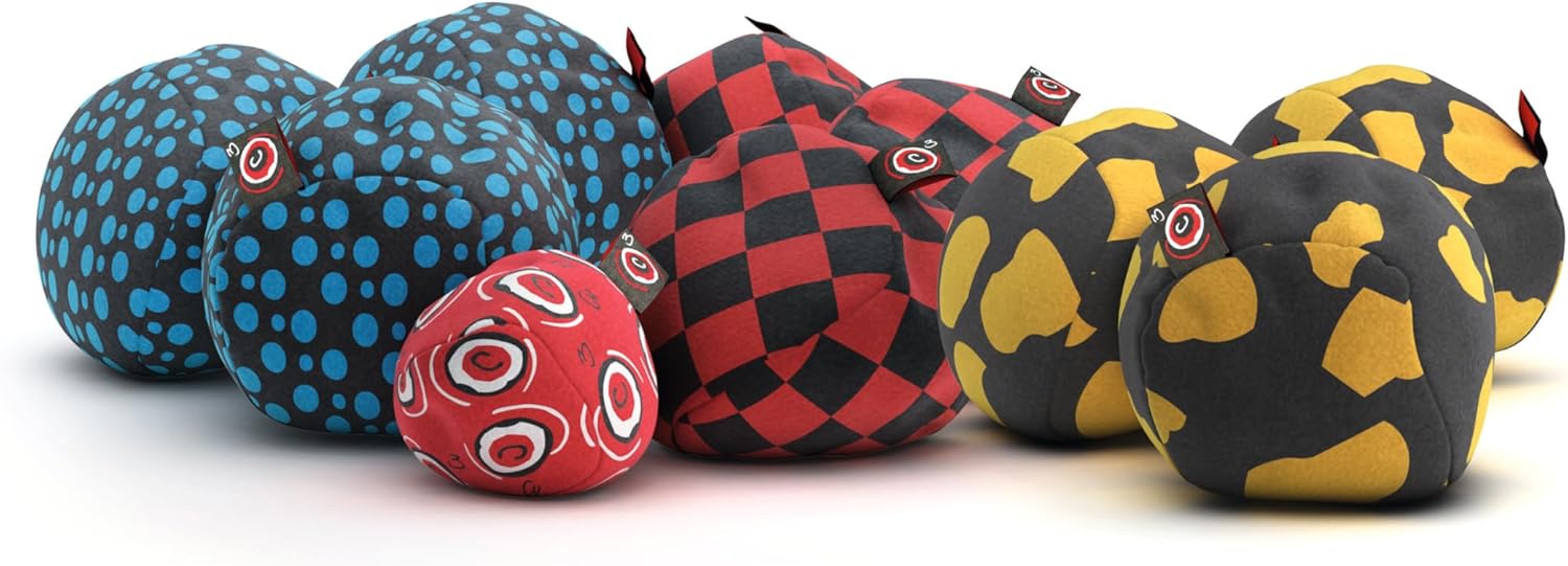 Zoch 601105235 Crossboule c³ Special Edition 15 years – the ultimate boule fun with flexible balls for indoor and outdoor use, from 6 years