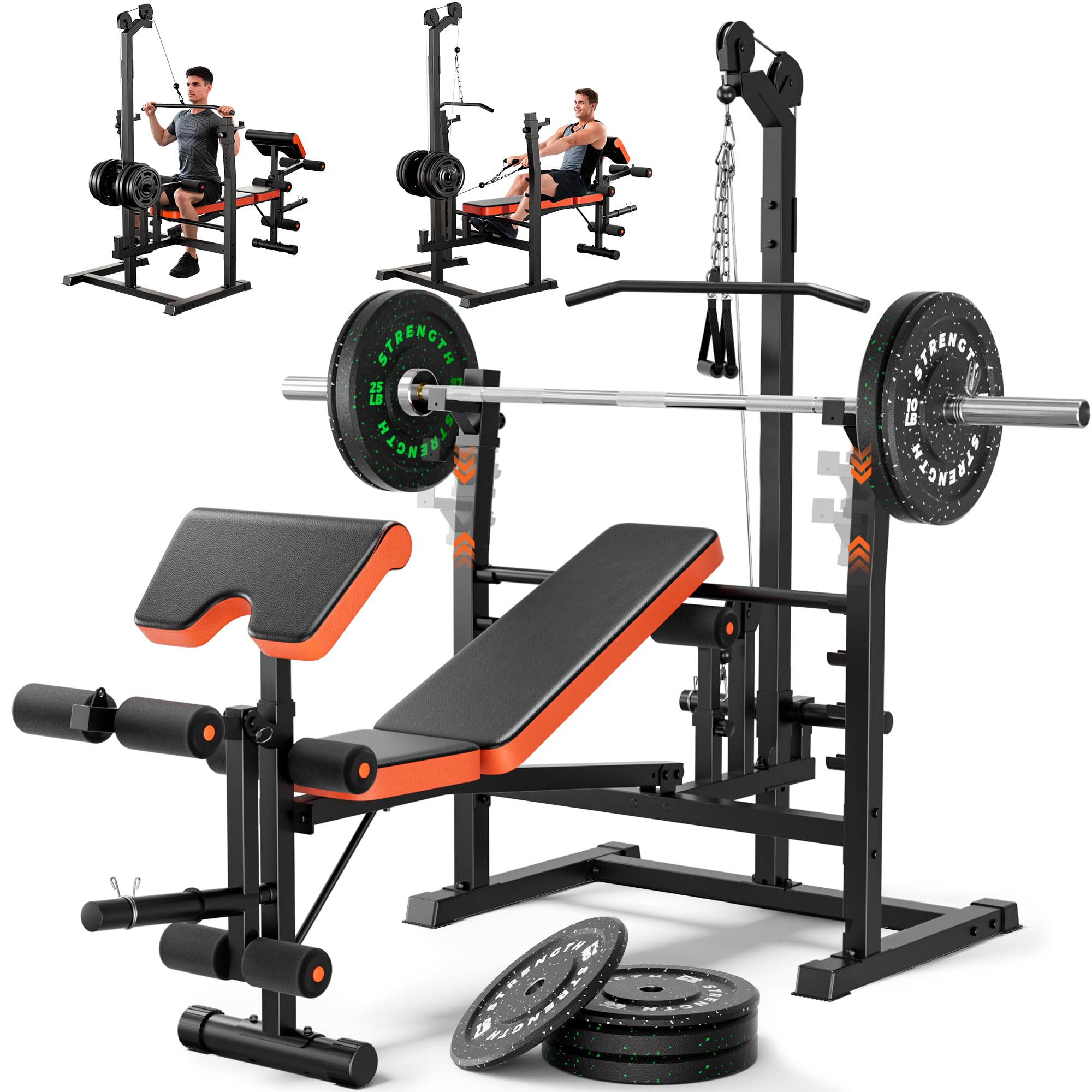 Fostoy 9-in-1 Weight Bench