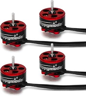 4pcs Happymodel SE0802 1-2S Brushless Motor 1mm Shaft (16000KV/19000KV) (2X CW / 2X CCW) (16000KV)