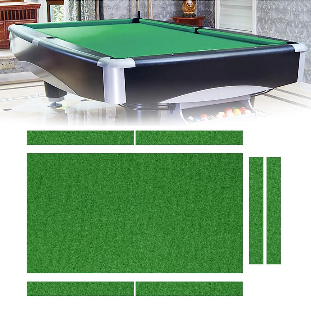 Tovaglia Biliardo Professionale DASNTERED - Lana E Nylon, 7/8/9 Piedi, Con 6 Strisce Cuscino - Foto 11