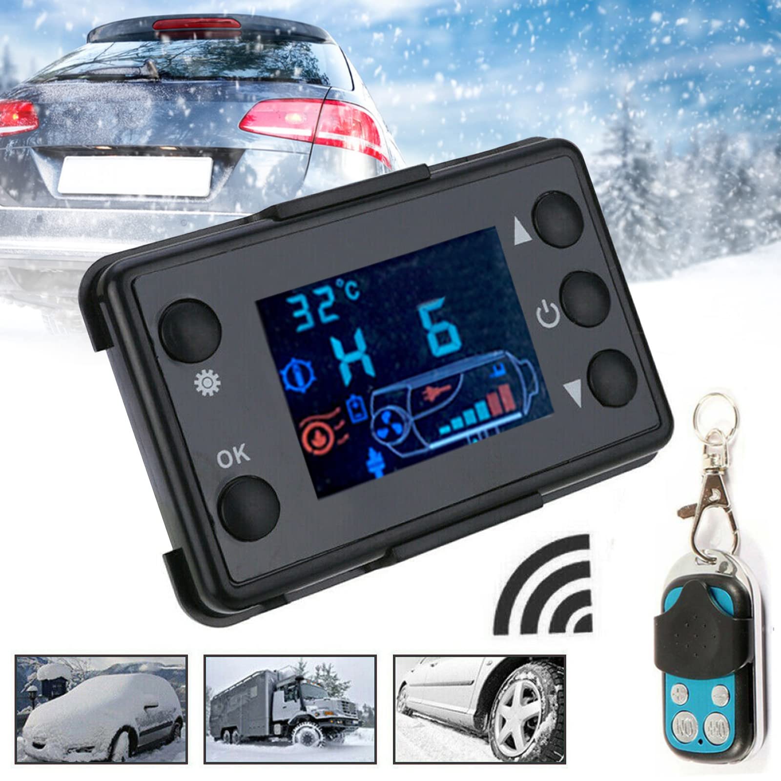 Air Parking Heater Control Board Motherboard For 12v 24v 5-8kw Air