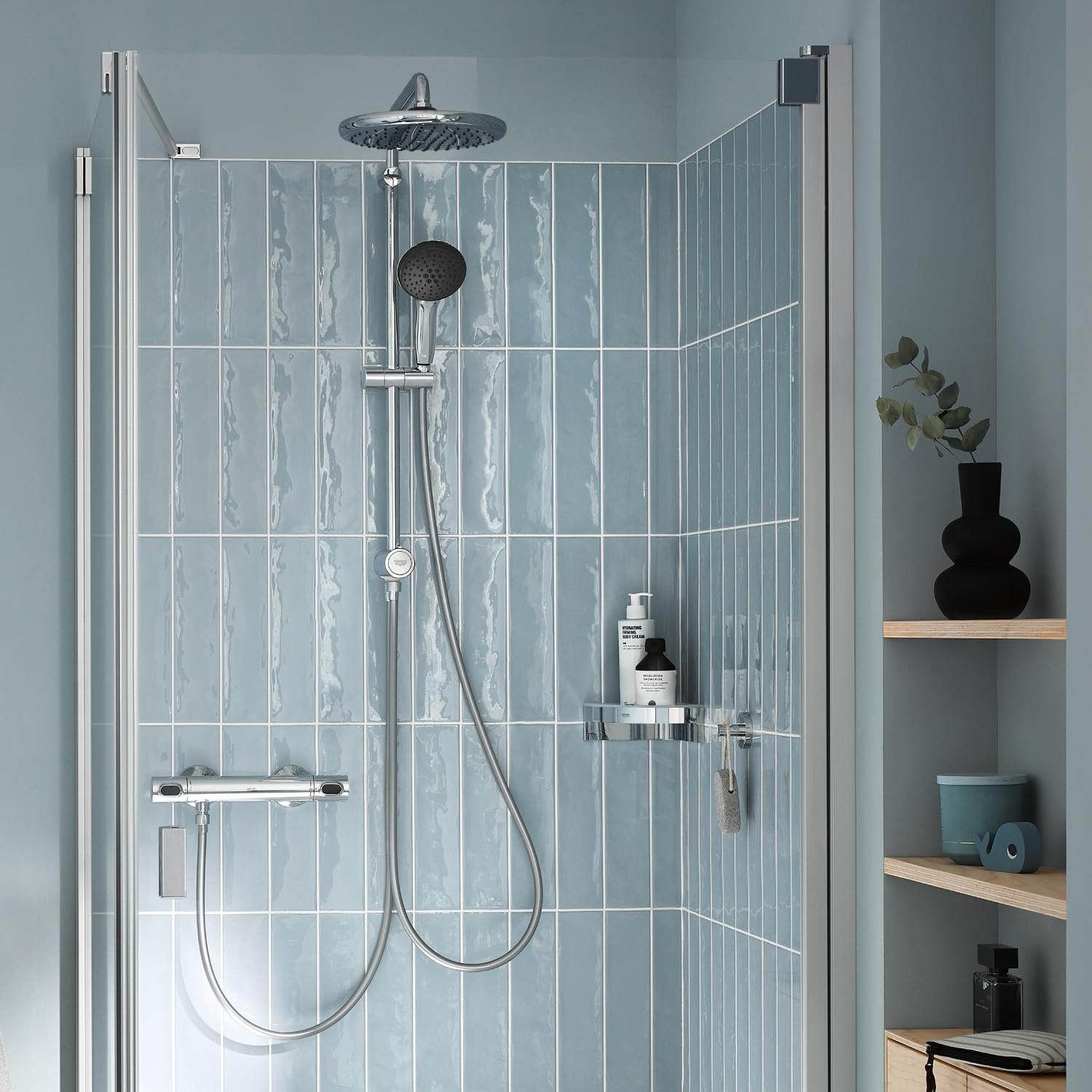GROHE QUICKFIX VitalioFlex Trend, Flessibile doccia, 1500mm, In metallo, 28741002