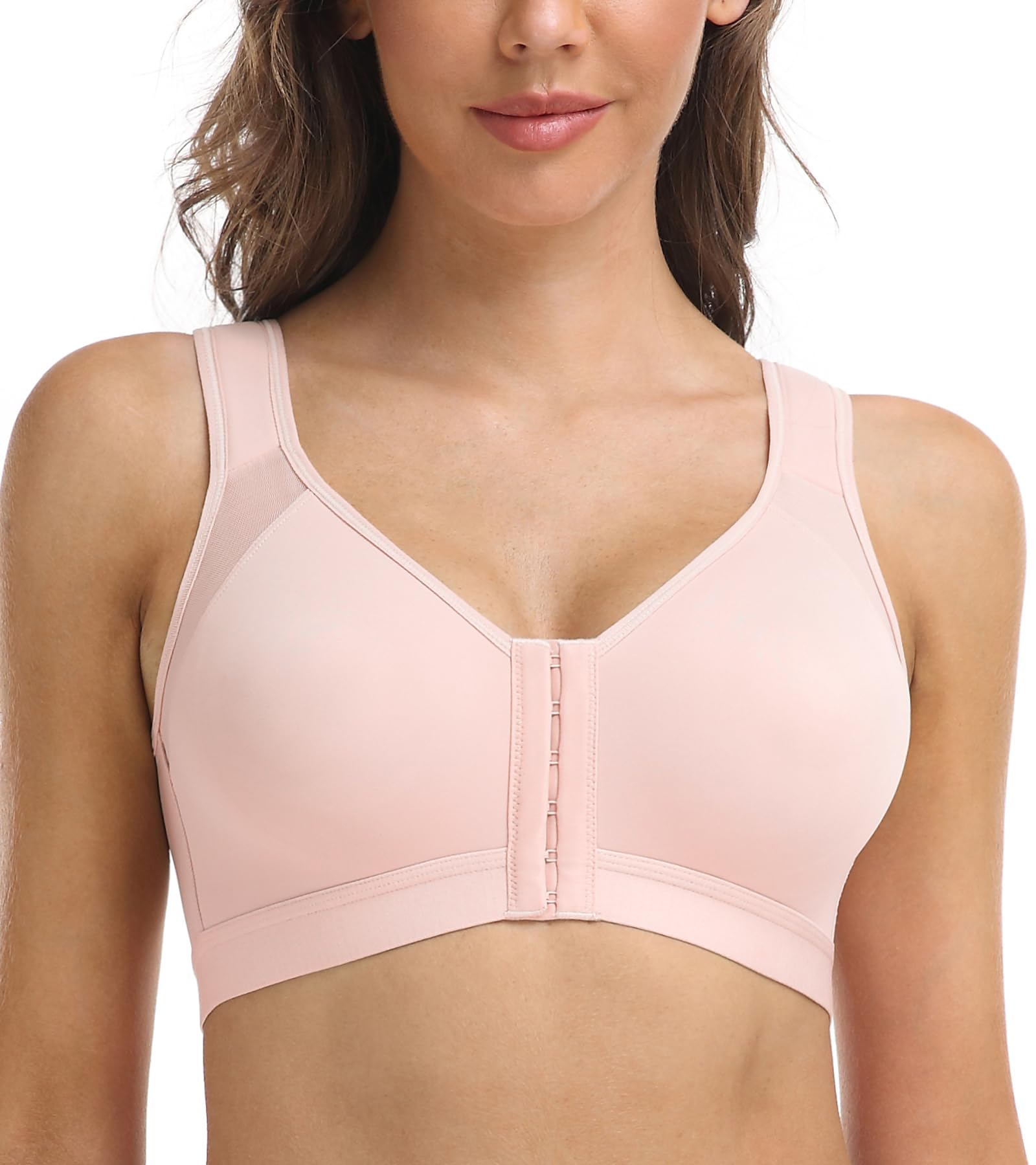DotVol Donna Reggiseno con Chiusura Anteriore Reggiseno di Sostegno Posteriore per la correzione della Postura Reggiseno a Coppa Intera Senza Ferretto