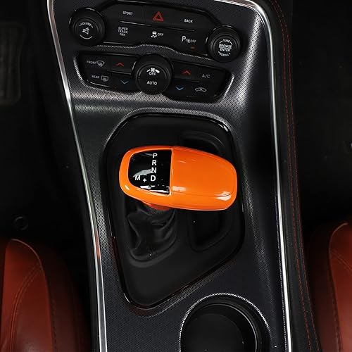 Miniatura 10 de Voodonala Para Challenger Charger ABS Perillas de palanca de cambios para Dodge Challenger 2015-2022 Accesorios de cargador Durango 2018-2022 Azul