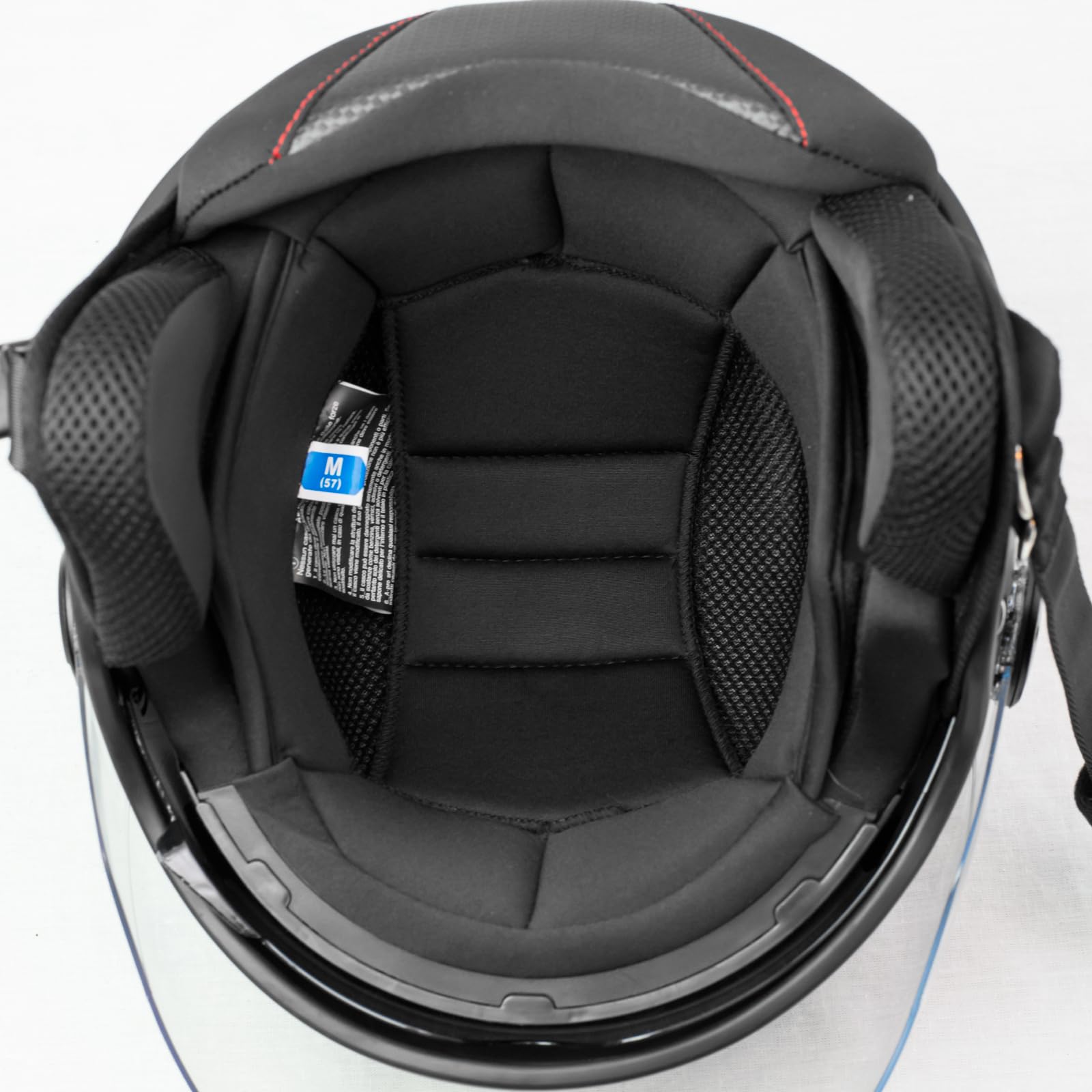 Casco Jet Scooter Moto Omologato ECE 22-06 Doppia Visiera Parasole Blu S