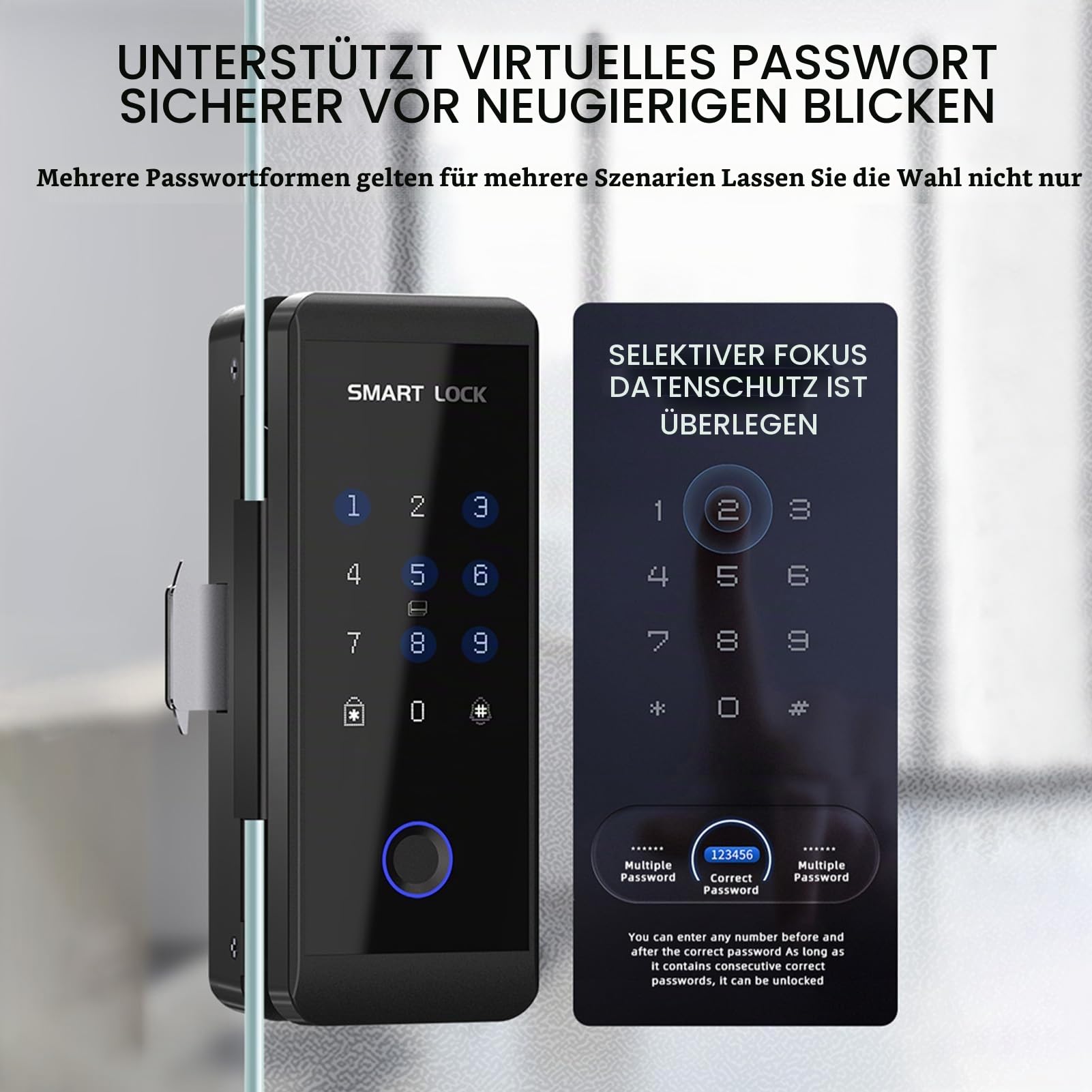 Smart Lock WIFI Fingerprint Push Pull Keyless Entry Türschlösser für Glas Metall Holz Tür TY APP Fernbedienung Multi Sprache