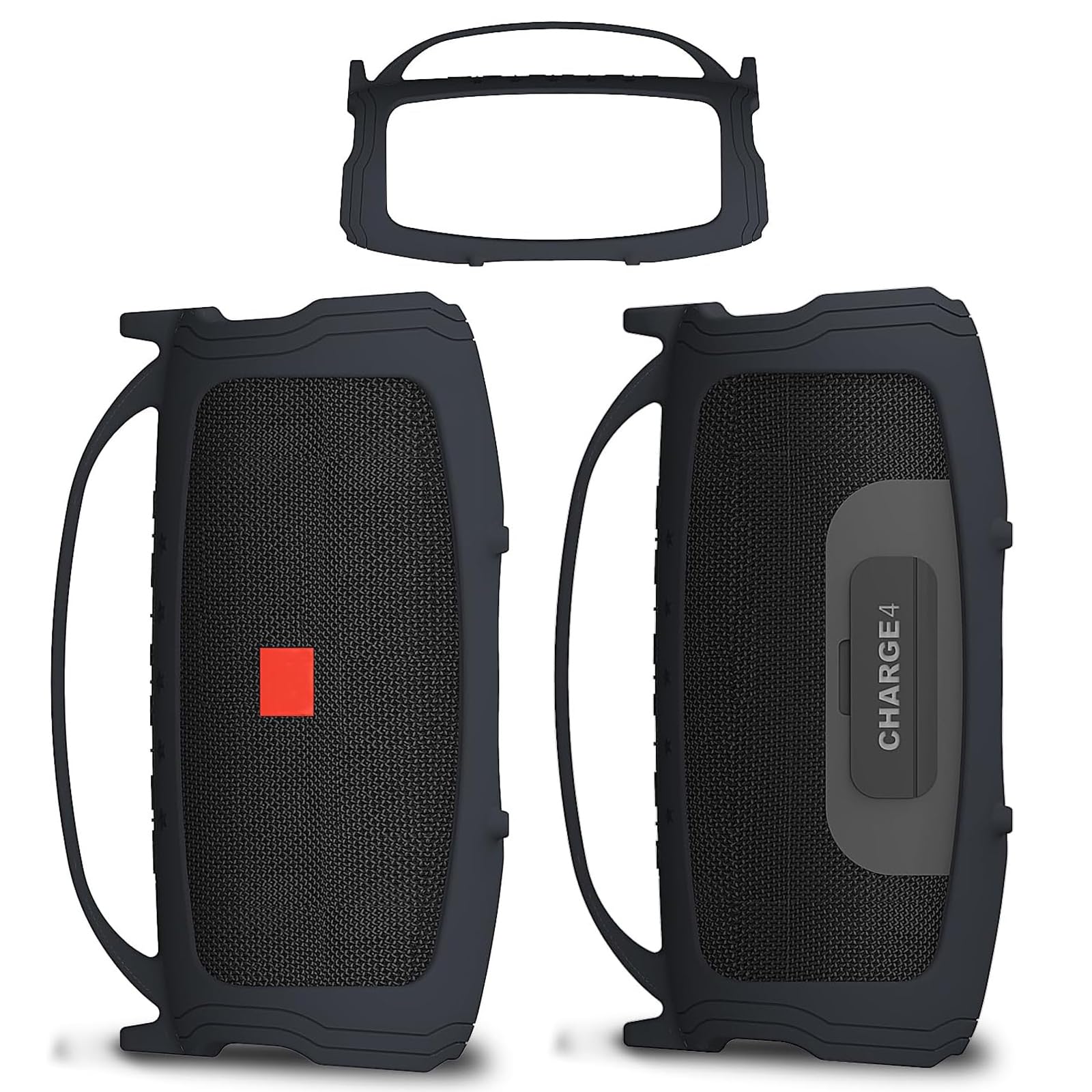 Funda de silicona y funda de transporte para altavoces Bluetooth JBL Charge 4 / Charge 5 portátiles, carcasa de accesorios para altavoces Bluetooth JBL Charge 5 / Charge 4